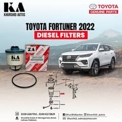 Diesel Filter and Fan Belt  Toyota Genuine