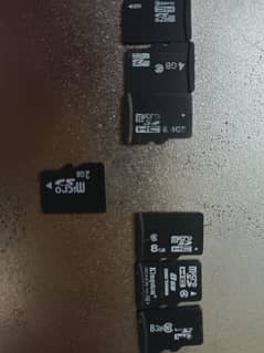 Cards for sale 8gb and 4gb and 2 gb branded