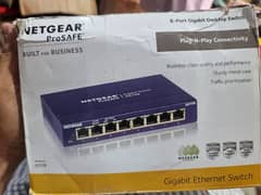 NETGEAR 8-Port Gigabit Ethernet Switch (GS108) ProSAFE