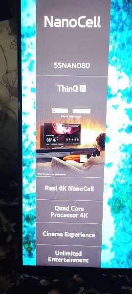 LG 55 NANO SELL 80’ 4K Smart TV ORIGINAL 1