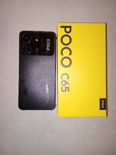 Poco c 65 6 /128 with box and charge good condition
