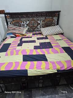 Iron Rod double bed