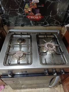 Crown Stove Oven with Glass Top