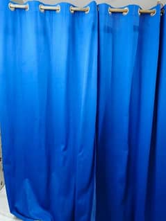 blue hospital  curtain