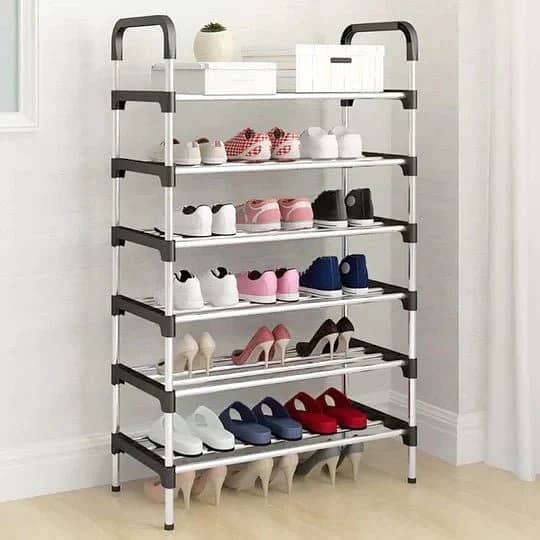 6 layers shoe rack cabinet foldable organizer display shoe rack cabine 0