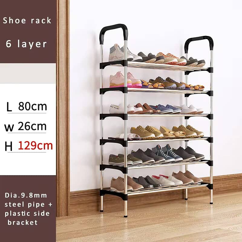 6 layers shoe rack cabinet foldable organizer display shoe rack cabine 1