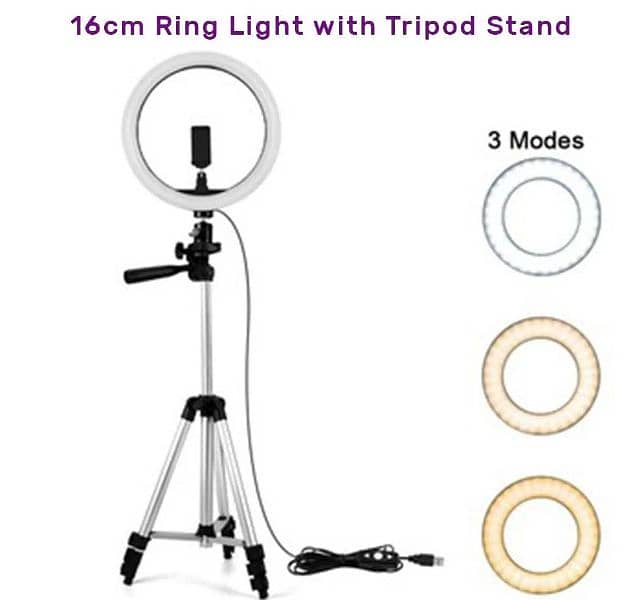 26cm Ring light with 3110 stand 0
