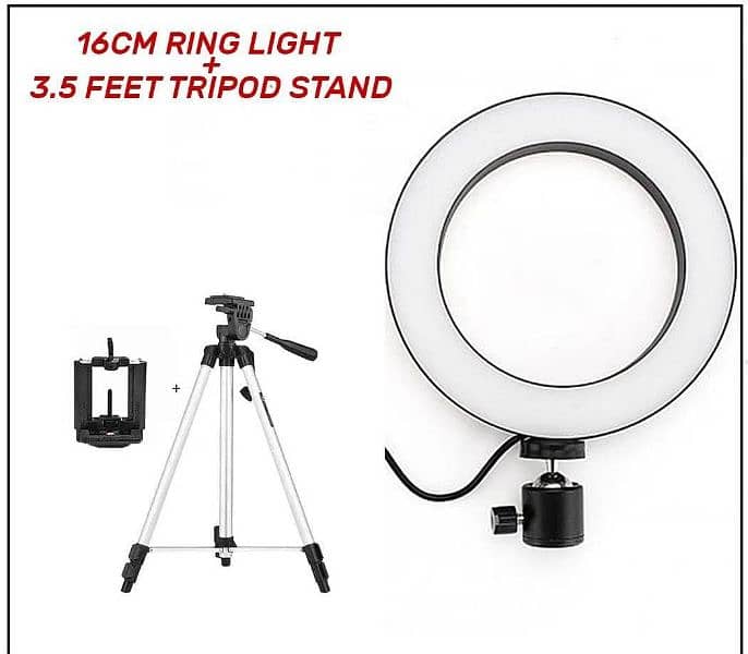26cm Ring light with 3110 stand 1