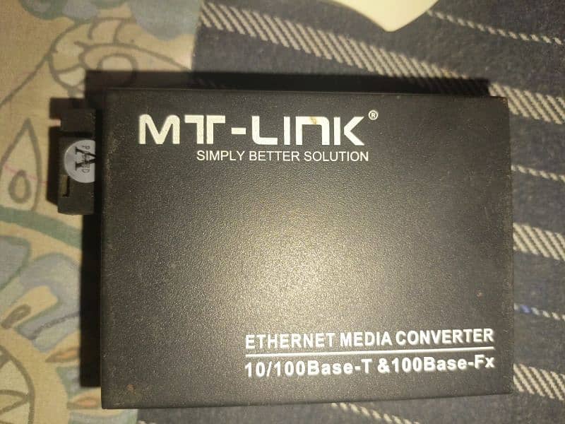 Tp link Router - MT link converter - Desktop Switch 8 port 2