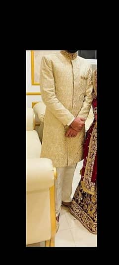 groom sherwani fully embroided