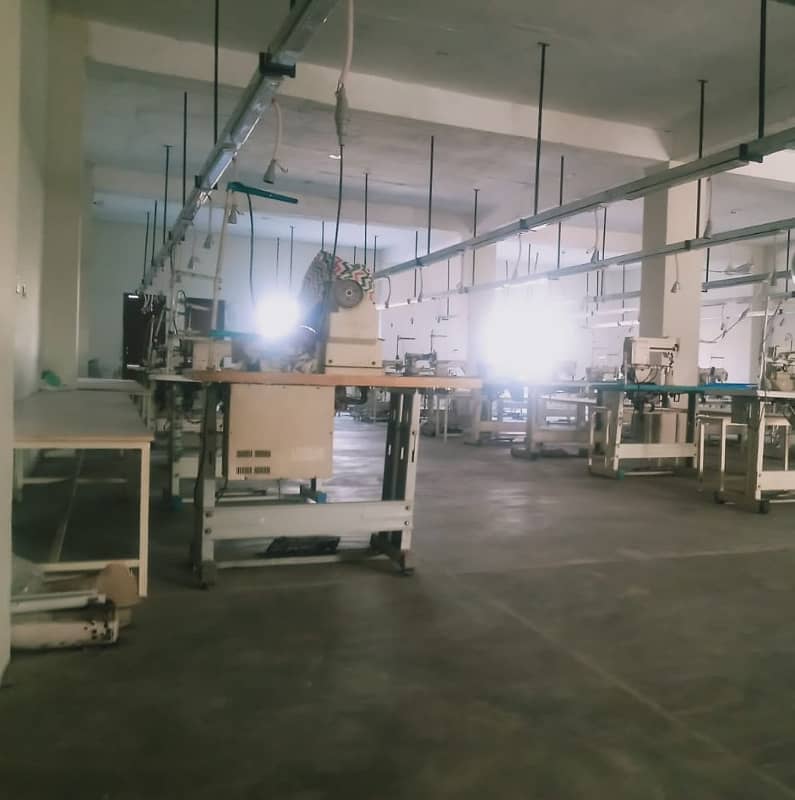 24000 Neat and clean Brand New Factory available for rent on Ferozepur road Lahore 7