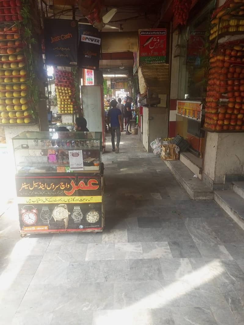 Shop for sale in johar town tariq center ground floor with 14k rent coming 2