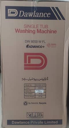 Brand New/Packed Single Tub Washing Machine 0