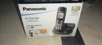 cordless phone panasonic with box and accessories