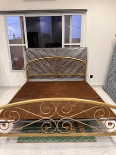 Iron bed for sale without mattress