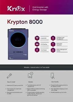 Knox 6kw krypton Pv8000 hybrid solar inverter