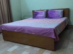 Double Bed with Storage section