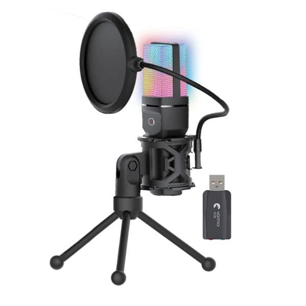 Yanmai sf 777 w  RGB USB + type c Condenser Wireless microphone 4