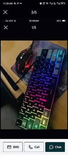 magee gee ts91 gaming keyboard aur mouse macanical RGB