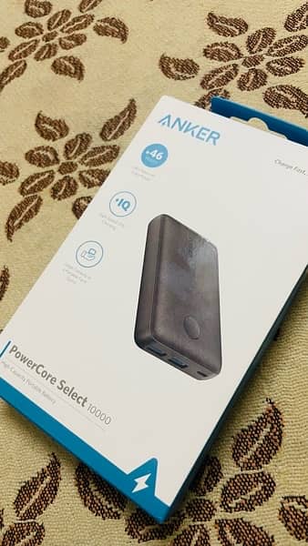 anker original powerbank 10000 mah compact size not single time used 1