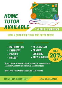 Home tuition and Freelancer Available
