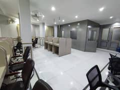25 Persons Fully Furnished Office Floor On Main Akbar Chowk Johar Town Near Model And Faisal Town