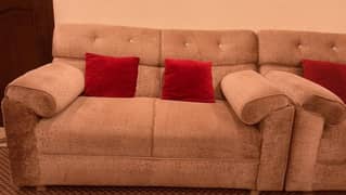 2 seater double sofa set