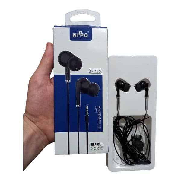 NIPPO - NP - 16WIRED EARPHONE 3.5MM 0