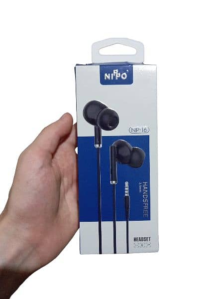 NIPPO - NP - 16WIRED EARPHONE 3.5MM 2