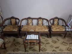 Wood Sofa set