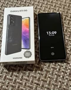 Galaxy A73 5G 8/256 with box 10 by 10