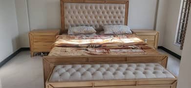 Used Solid wood bedset