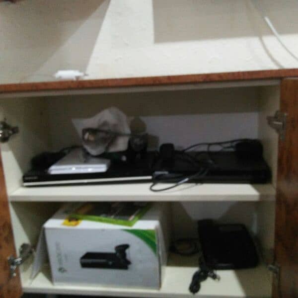 TV console brand new for sale with racks and cabinets 5