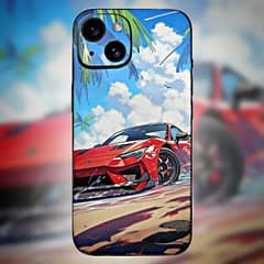 3D Mobile Back Skins Cars