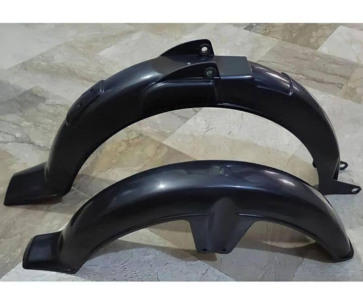 Plastic Mudguard Plus Chain Cover Set 1