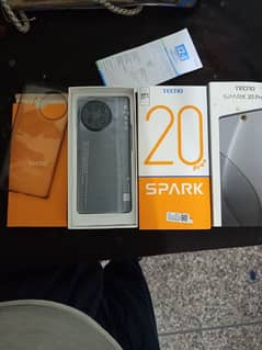 Tecno spark 20 pro+ 3D carved edge 16/256 new 11 month warranty