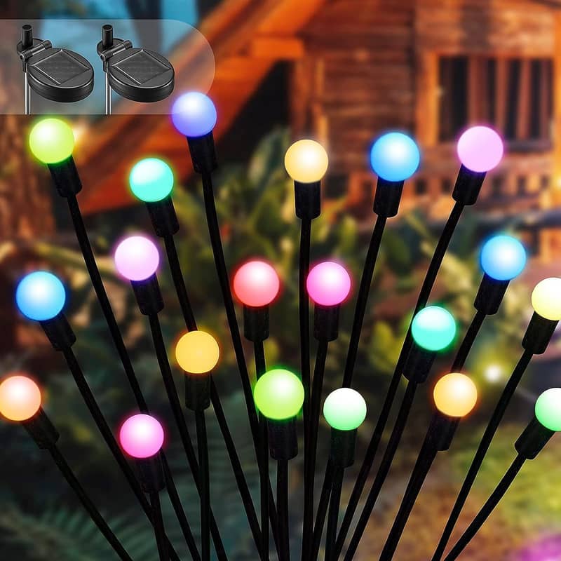 High-quality Solar Garden Lights RGB,Waterproof Color Changing Swaying 4