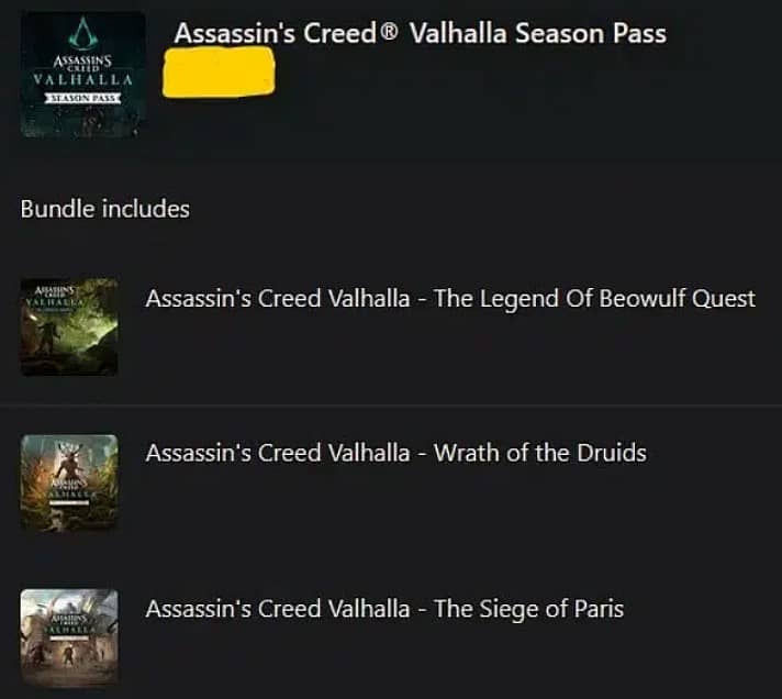 PC and XBOX Assassins Creed Valhalla WITH DLC 1