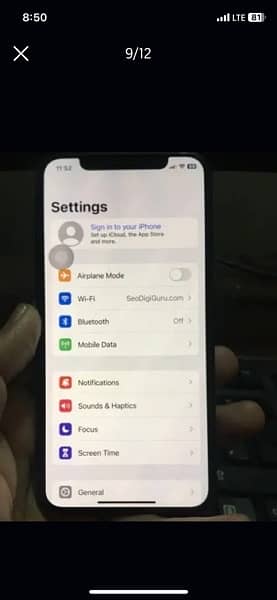 iPhone X 256 mate black Sale/Exchange 11