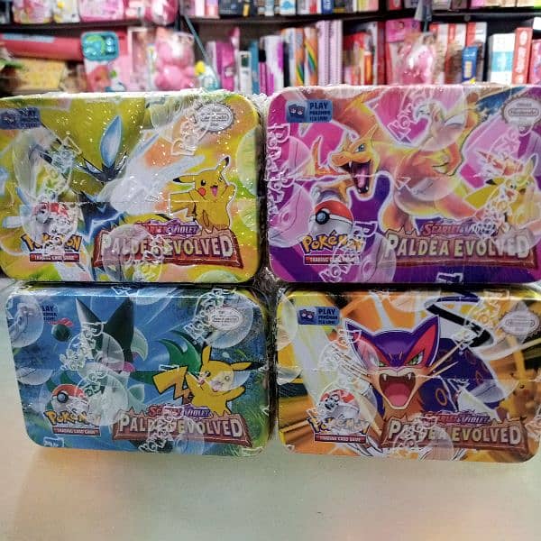 Pokemon tin box 42 cards seal PACKED (new) 1