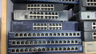 16 port and 24 port 10/100 network switch