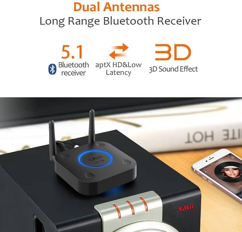 Docooler ZF-169 Transmitter and Receiver BT 5.0 Wireless Audio Adapte 8