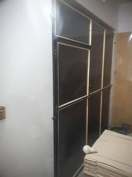 Black frame glass door exterior for sale urgent 3