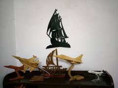 wooden aircraft models