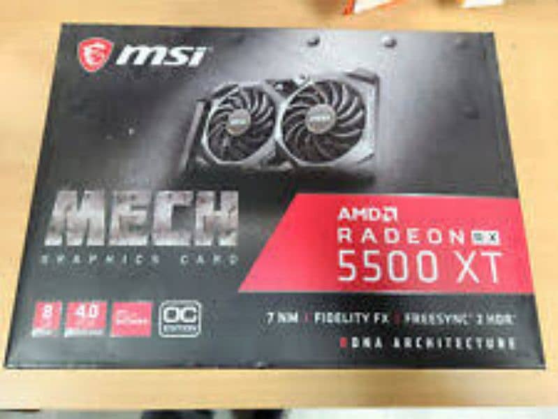 AMD RX 5500XT 8GB OC MECH 0