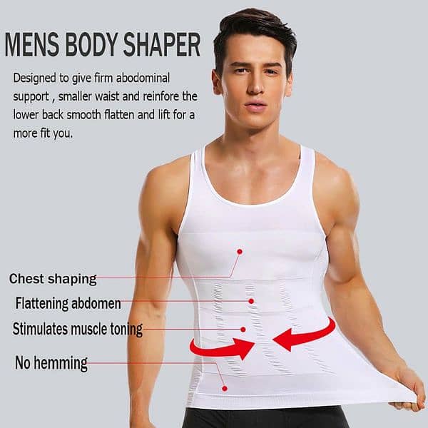 Men Slimming Body Shaper Waist 4