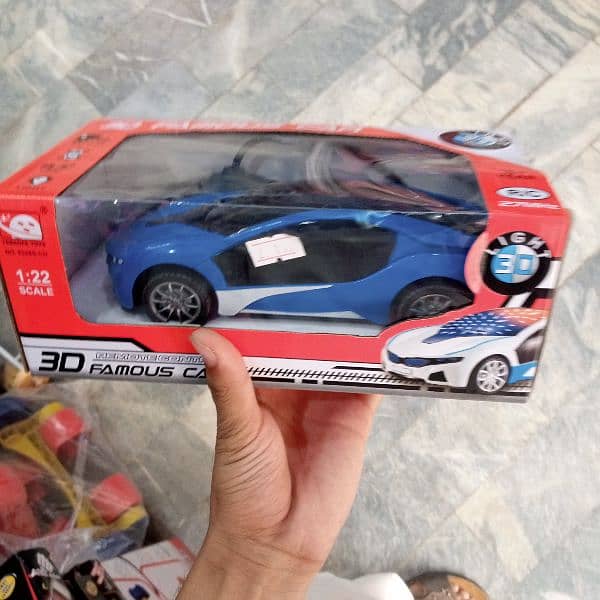 REMOTE CONTROL FAMOUS CAR WITH 3D LIGHTS RECHARGEABLE/CELL OPERATED 2