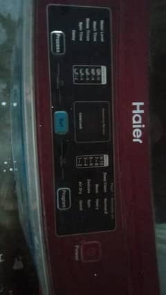 Haier automatic washing and drye machine 0