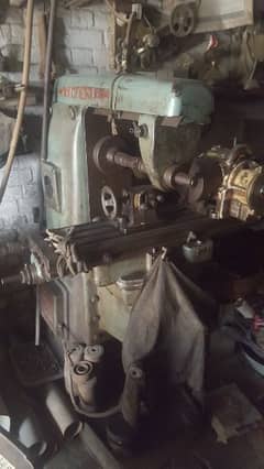 milling machine + shaper machine