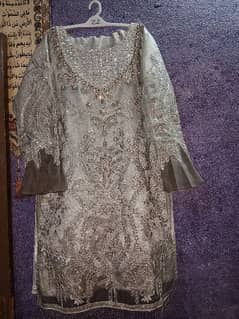 beautiful silver nd pista dress